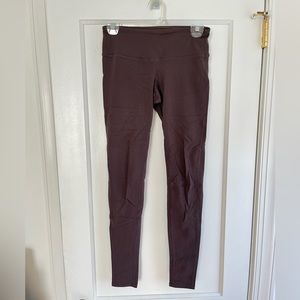 Slate color mid rise Athleta tights- X-Small Tall